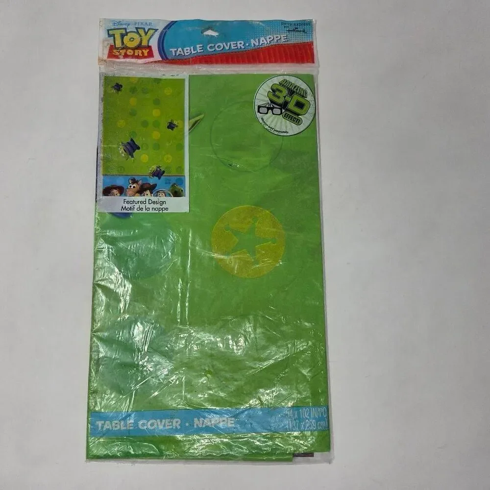 DISNEY PIXAR TOY STORY PLASTIC TABLE COVER 54
